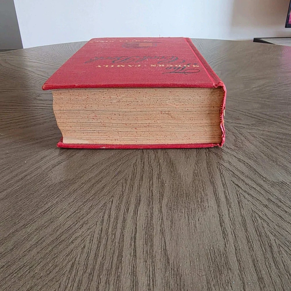 1943 The Modern Family Cook Book Meta Given Vintage Hardcover Cookbook